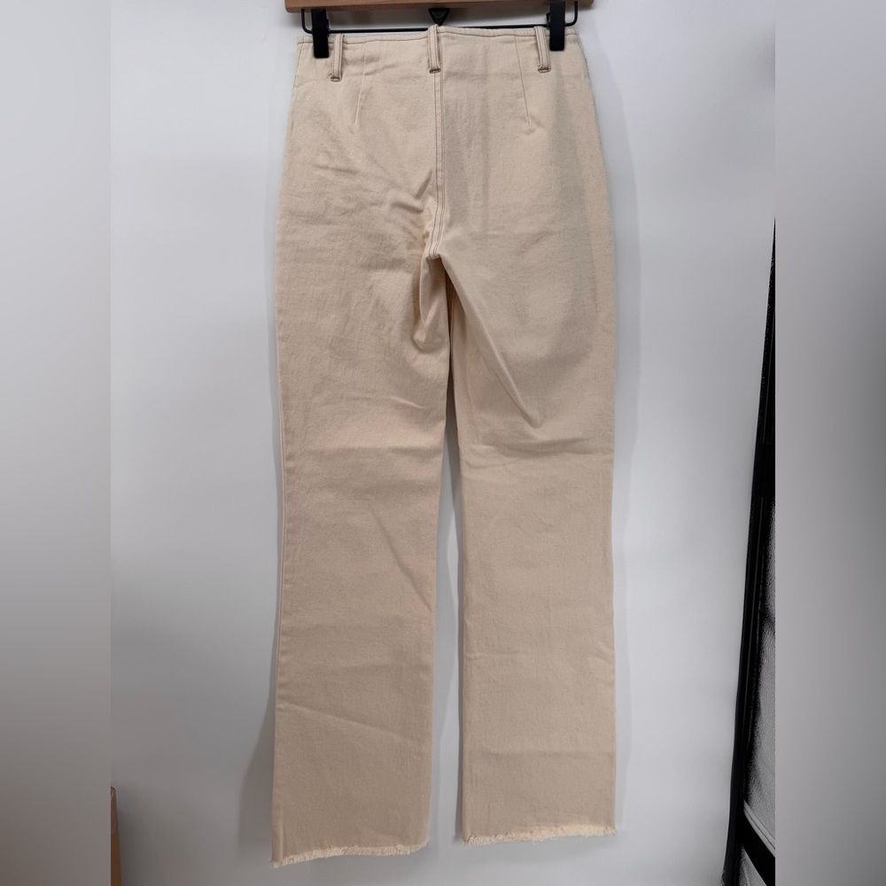D’Jeans by Donna Degnan Natural Raw Straight Ecru Jeans, NWT - Picture 7 of 9